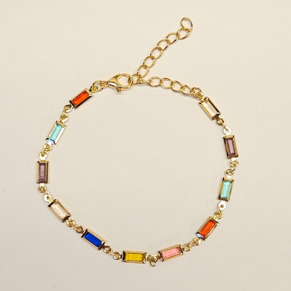 Multicolor Gold Bracelet